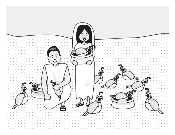The Family of God (Old Testament): Preschool Coloring Sheets
