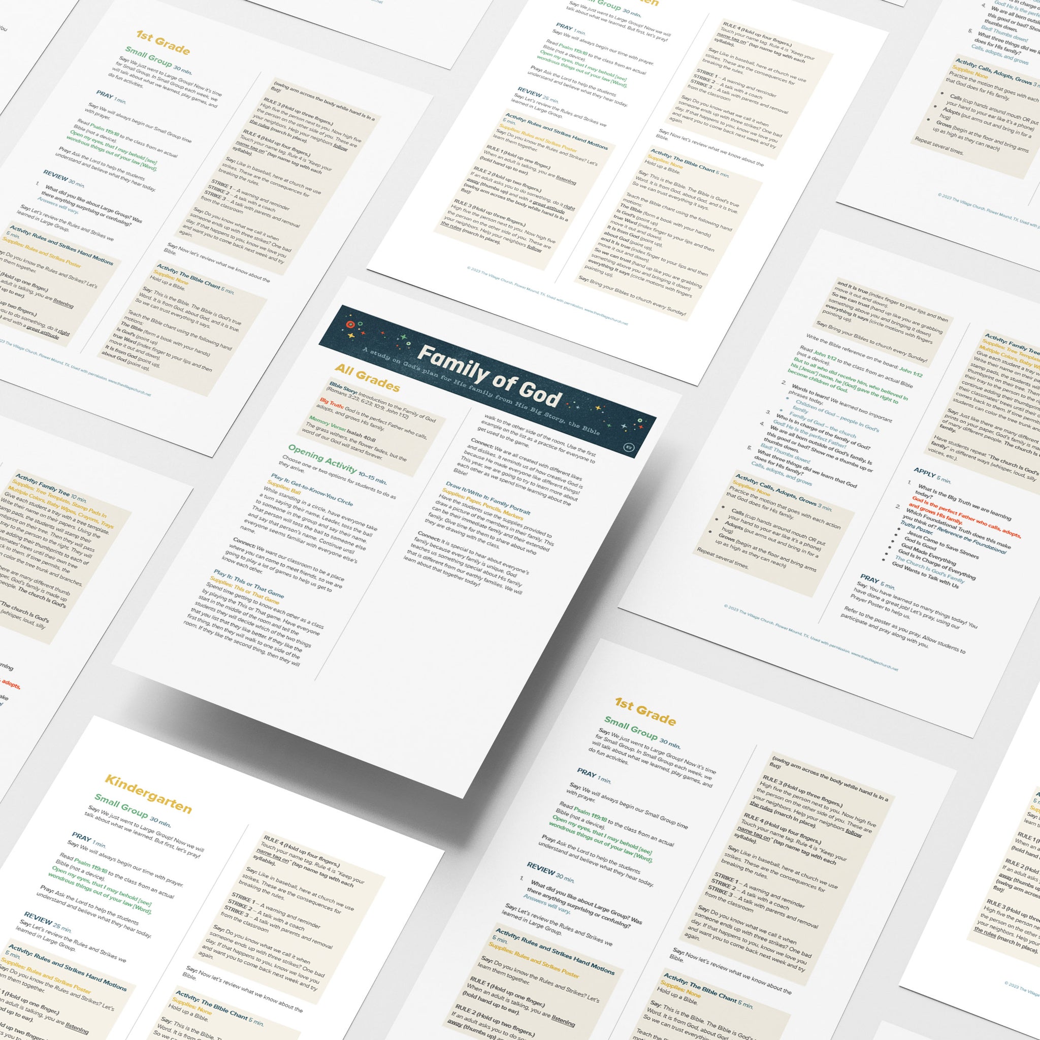 The Family of God (Old Testament) – Small Group Lessons (Digital Download)