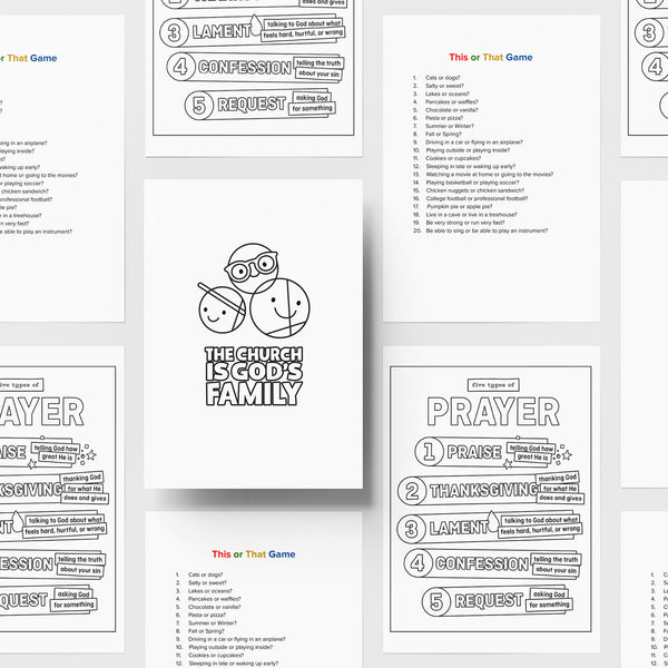 The Family of God (Old Testament) – Curriculum Activities (Digital Download)